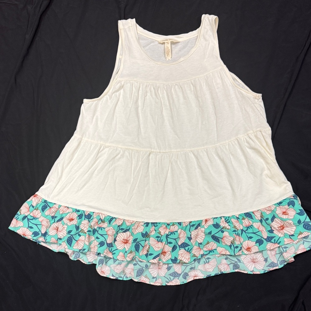 Matilda Jane Cream Scoop Neck Tank